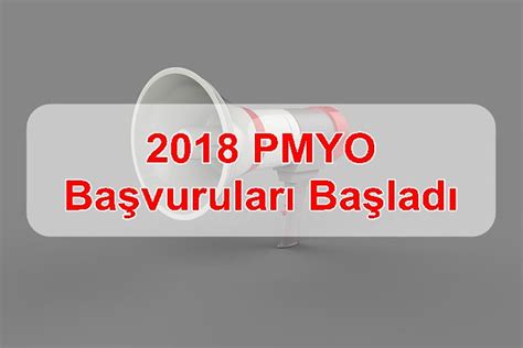 pmyo başvuruları 2018